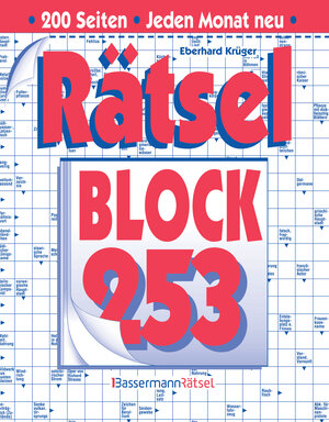 Buchcover Rätselblock 253 | Eberhard Krüger | EAN 9783809438717 | ISBN 3-8094-3871-5 | ISBN 978-3-8094-3871-7