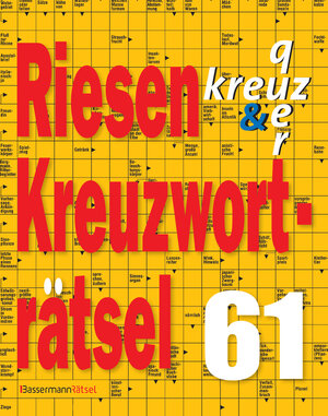 Buchcover Riesen-Kreuzworträtsel 61 | Eberhard Krüger | EAN 9783809438960 | ISBN 3-8094-3896-0 | ISBN 978-3-8094-3896-0