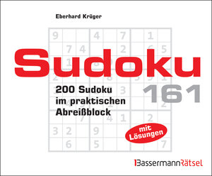 Buchcover Sudoku Block 161 | Eberhard Krüger | EAN 9783809440345 | ISBN 3-8094-4034-5 | ISBN 978-3-8094-4034-5