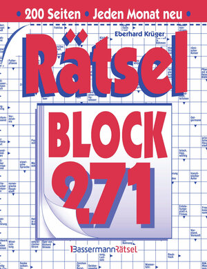 Buchcover Rätselblock 271 | Eberhard Krüger | EAN 9783809442158 | ISBN 3-8094-4215-1 | ISBN 978-3-8094-4215-8