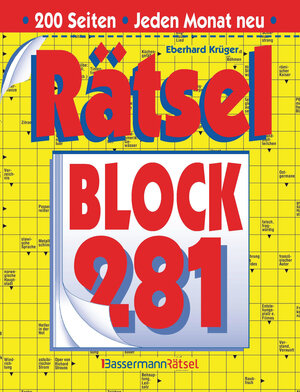 Buchcover Rätselblock 281 | Eberhard Krüger | EAN 9783809442257 | ISBN 3-8094-4225-9 | ISBN 978-3-8094-4225-7