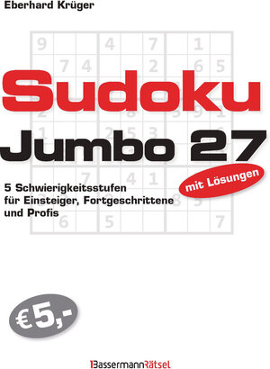 Buchcover Sudokujumbo 27 | Eberhard Krüger | EAN 9783809442813 | ISBN 3-8094-4281-X | ISBN 978-3-8094-4281-3