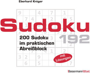 Buchcover Sudoku Block 192 | Eberhard Krüger | EAN 9783809443742 | ISBN 3-8094-4374-3 | ISBN 978-3-8094-4374-2