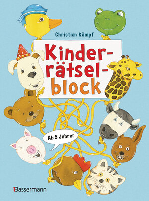 Buchcover Kinderrätselblock. Ab 5 Jahren | Christian Kämpf | EAN 9783809445395 | ISBN 3-8094-4539-8 | ISBN 978-3-8094-4539-5