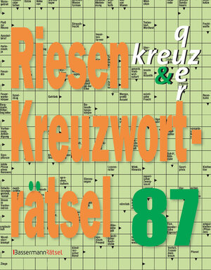 Buchcover Riesen-Kreuzworträtsel 87 | Eberhard Krüger | EAN 9783809445951 | ISBN 3-8094-4595-9 | ISBN 978-3-8094-4595-1