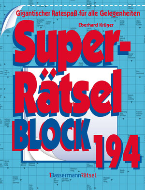 Buchcover Superrätselblock 194 | Eberhard Krüger | EAN 9783809446743 | ISBN 3-8094-4674-2 | ISBN 978-3-8094-4674-3