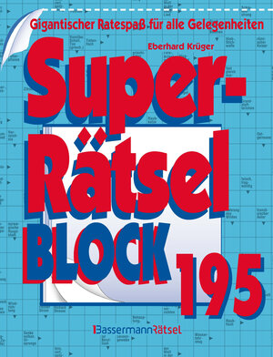 Buchcover Superrätselblock 195 | Eberhard Krüger | EAN 9783809446750 | ISBN 3-8094-4675-0 | ISBN 978-3-8094-4675-0