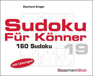 Buchcover Sudoku für Könner 19 | Eberhard Krüger | EAN 9783809447184 | ISBN 3-8094-4718-8 | ISBN 978-3-8094-4718-4
