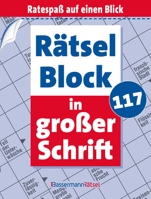 Buchcover Rätselblock in großer Schrift 117 | Eberhard Krüger | EAN 9783809448365 | ISBN 3-8094-4836-2 | ISBN 978-3-8094-4836-5