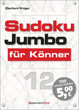 Buchcover Sudokujumbo für Könner 12 | Eberhard Krüger | EAN 9783809448907 | ISBN 3-8094-4890-7 | ISBN 978-3-8094-4890-7