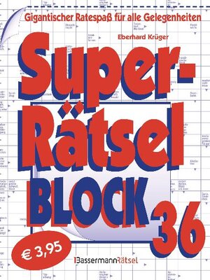 Buchcover Superrätselblock 36 - 5er Einheit | Eberhard Krüger | EAN 9783809460558 | ISBN 3-8094-6055-9 | ISBN 978-3-8094-6055-8