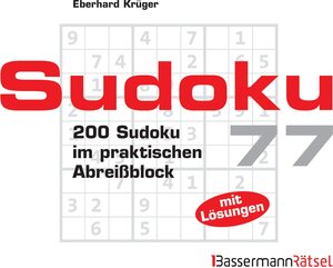 Buchcover Sudoku Block 77 - 5er VE | Eberhard Krüger | EAN 9783809461609 | ISBN 3-8094-6160-1 | ISBN 978-3-8094-6160-9