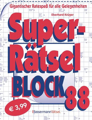 Buchcover Superrätselblock 88 - 5er Einheit | Eberhard Krüger | EAN 9783809462835 | ISBN 3-8094-6283-7 | ISBN 978-3-8094-6283-5