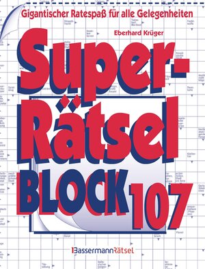 Buchcover Superrätselblock 107 - 5er VE | Eberhard Krüger | EAN 9783809463955 | ISBN 3-8094-6395-7 | ISBN 978-3-8094-6395-5