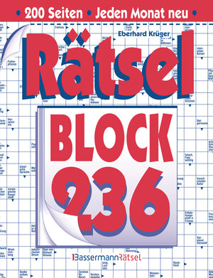 Buchcover Rätselblock 236 (5 Exemplare à 2,99 €) | Eberhard Krüger | EAN 9783809464242 | ISBN 3-8094-6424-4 | ISBN 978-3-8094-6424-2