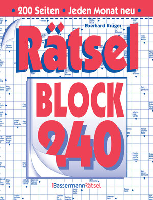 Buchcover Rätselblock 240 (5 Exemplare à 2,99 €) | Eberhard Krüger | EAN 9783809464280 | ISBN 3-8094-6428-7 | ISBN 978-3-8094-6428-0