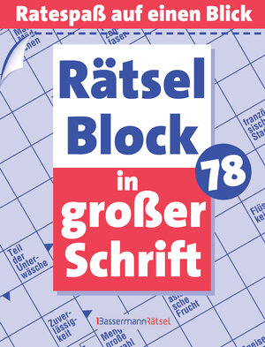 Buchcover Rätselblock in großer Schrift 78 | Eberhard Krüger | EAN 9783809464662 | ISBN 3-8094-6466-X | ISBN 978-3-8094-6466-2
