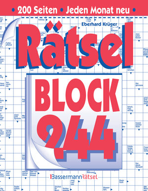 Buchcover Rätselblock 244 (5 Exemplare à 2,99 €) | Eberhard Krüger | EAN 9783809464785 | ISBN 3-8094-6478-3 | ISBN 978-3-8094-6478-5