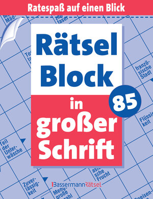 Buchcover Rätselblock in großer Schrift 85 | Eberhard Krüger | EAN 9783809464945 | ISBN 3-8094-6494-5 | ISBN 978-3-8094-6494-5