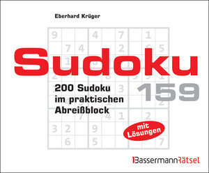 Buchcover Sudoku Block 159 (5 Exemplare à 2,99 €) | Eberhard Krüger | EAN 9783809465515 | ISBN 3-8094-6551-8 | ISBN 978-3-8094-6551-5