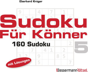Buchcover Sudoku für Könner 5 (5 Exemplare à 2,99 €) | Eberhard Krüger | EAN 9783809465959 | ISBN 3-8094-6595-X | ISBN 978-3-8094-6595-9