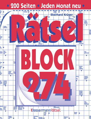 Buchcover Rätselblock 274 (5 Exemplare à 2,99 €) | Eberhard Krüger | EAN 9783809466062 | ISBN 3-8094-6606-9 | ISBN 978-3-8094-6606-2