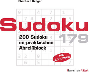 Buchcover Sudoku Block 179 (5 Exemplare à 2,99 €) | Eberhard Krüger | EAN 9783809466246 | ISBN 3-8094-6624-7 | ISBN 978-3-8094-6624-6