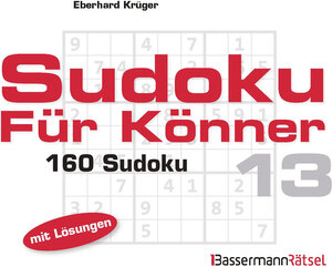 Buchcover Sudoku für Könner 13 (5 Exemplare à 2,99 €) | Eberhard Krüger | EAN 9783809467250 | ISBN 3-8094-6725-1 | ISBN 978-3-8094-6725-0