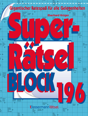 Buchcover Superrätselblock 196 (5 Exemplare à 4,99 €) | Eberhard Krüger | EAN 9783809468059 | ISBN 3-8094-6805-3 | ISBN 978-3-8094-6805-9