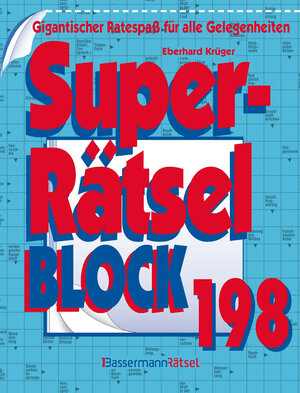Buchcover Superrätselblock 198 (5 Exemplare à 4,99 €) | Eberhard Krüger | EAN 9783809468073 | ISBN 3-8094-6807-X | ISBN 978-3-8094-6807-3