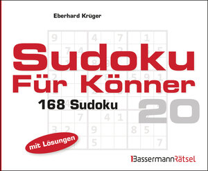 Buchcover Sudoku für Könner 20 (5 Exemplare à 2,99 €) | Eberhard Krüger | EAN 9783809468431 | ISBN 3-8094-6843-6 | ISBN 978-3-8094-6843-1