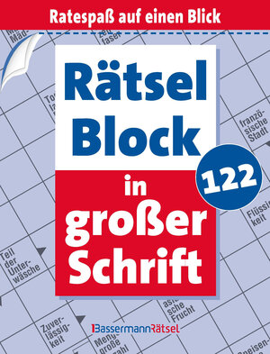 Buchcover Rätselblock in großer Schrift 122 (5 Exemplare à 2,99 €) | Eberhard Krüger | EAN 9783809468844 | ISBN 3-8094-6884-3 | ISBN 978-3-8094-6884-4