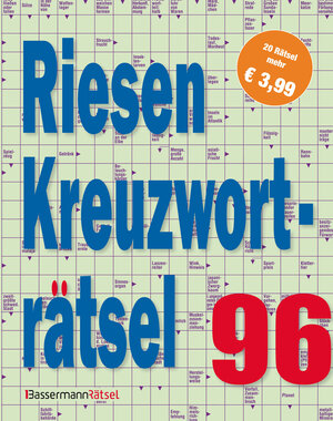Buchcover Riesen-Kreuzworträtsel 96 (5 Exemplare à 3,99 €) | Eberhard Krüger | EAN 9783809468875 | ISBN 3-8094-6887-8 | ISBN 978-3-8094-6887-5