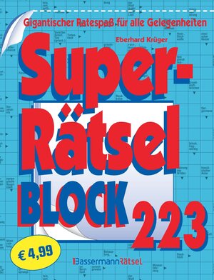 Buchcover Superrätselblock 223 (5 Exemplare à 4,99 €) | Eberhard Krüger | EAN 9783809469506 | ISBN 3-8094-6950-5 | ISBN 978-3-8094-6950-6