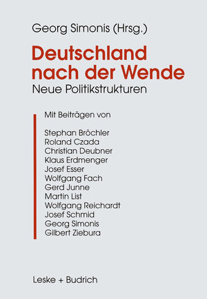Buchcover Deutschland nach der Wende  | EAN 9783810017987 | ISBN 3-8100-1798-1 | ISBN 978-3-8100-1798-7