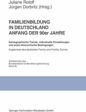 Buchcover Familienbildung in Deutschland Anfang der 90er Jahre  | EAN 9783810024855 | ISBN 3-8100-2485-6 | ISBN 978-3-8100-2485-5