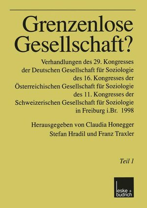 Buchcover Grenzenlose Gesellschaft?  | EAN 9783810025159 | ISBN 3-8100-2515-1 | ISBN 978-3-8100-2515-9