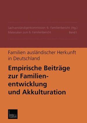 Buchcover Familien ausländischer Herkunft in Deutschland  | EAN 9783810028648 | ISBN 3-8100-2864-9 | ISBN 978-3-8100-2864-8