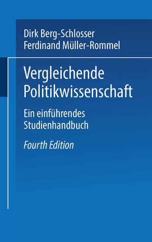Buchcover Vergleichende Politikwissenschaft  | EAN 9783810038609 | ISBN 3-8100-3860-1 | ISBN 978-3-8100-3860-9