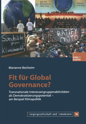Buchcover Fit für Global Governance? | Marianne Beisheim | EAN 9783810040312 | ISBN 3-8100-4031-2 | ISBN 978-3-8100-4031-2