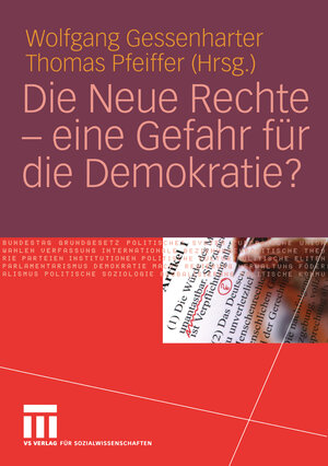 Buchcover Die Neue Rechte — eine Gefahr für die Demokratie? | EAN 9783810041623 | ISBN 3-8100-4162-9 | ISBN 978-3-8100-4162-3