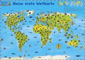 Schlaufuchs Weltkarte/Kinderzimmerposter