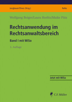 Buchcover Rechtsanwendung im Rechtsanwaltsbereich | Wolfgang Boiger | EAN 9783811407367 | ISBN 3-8114-0736-8 | ISBN 978-3-8114-0736-7