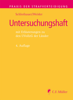 Buchcover Untersuchungshaft  | EAN 9783811434943 | ISBN 3-8114-3494-2 | ISBN 978-3-8114-3494-3