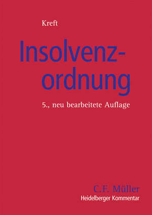 Buchcover Insolvenzordnung | Peter Depré | EAN 9783811436459 | ISBN 3-8114-3645-7 | ISBN 978-3-8114-3645-9