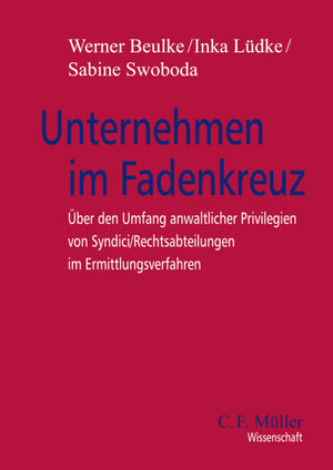 Buchcover Unternehmen im Fadenkreuz | Werner Beulke | EAN 9783811439269 | ISBN 3-8114-3926-X | ISBN 978-3-8114-3926-9