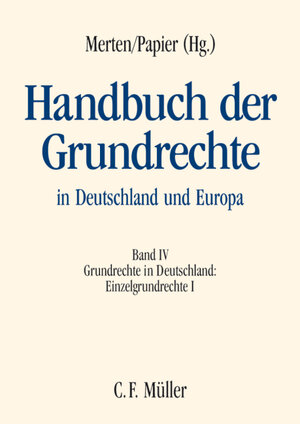 Buchcover Handbuch der Grundrechte in Deutschland und Europa | Martin Burgi | EAN 9783811444430 | ISBN 3-8114-4443-3 | ISBN 978-3-8114-4443-0