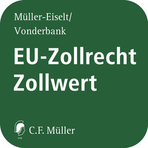 Buchcover EU-Zollrecht/Zollwert online | Müller-Eiselt | EAN 9783811445352 | ISBN 3-8114-4535-9 | ISBN 978-3-8114-4535-2