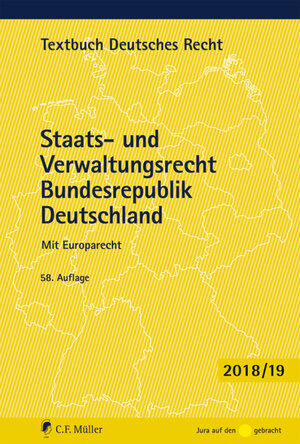 Buchcover Staats- und Verwaltungsrecht Bundesrepublik Deutschland  | EAN 9783811446663 | ISBN 3-8114-4666-5 | ISBN 978-3-8114-4666-3