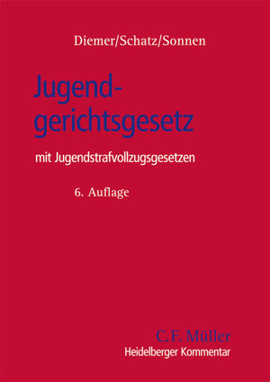 Buchcover Jugendgerichtsgesetz | Herbert Diemer | EAN 9783811455016 | ISBN 3-8114-5501-X | ISBN 978-3-8114-5501-6